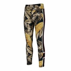 The Upside Anthropologie Women’s Palm Leaf Multicolor Tie Waist Leggings